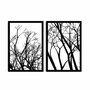 Wallity Cuadro Decorativo Enmarcado 2PSCT-10 (2 Piezas)